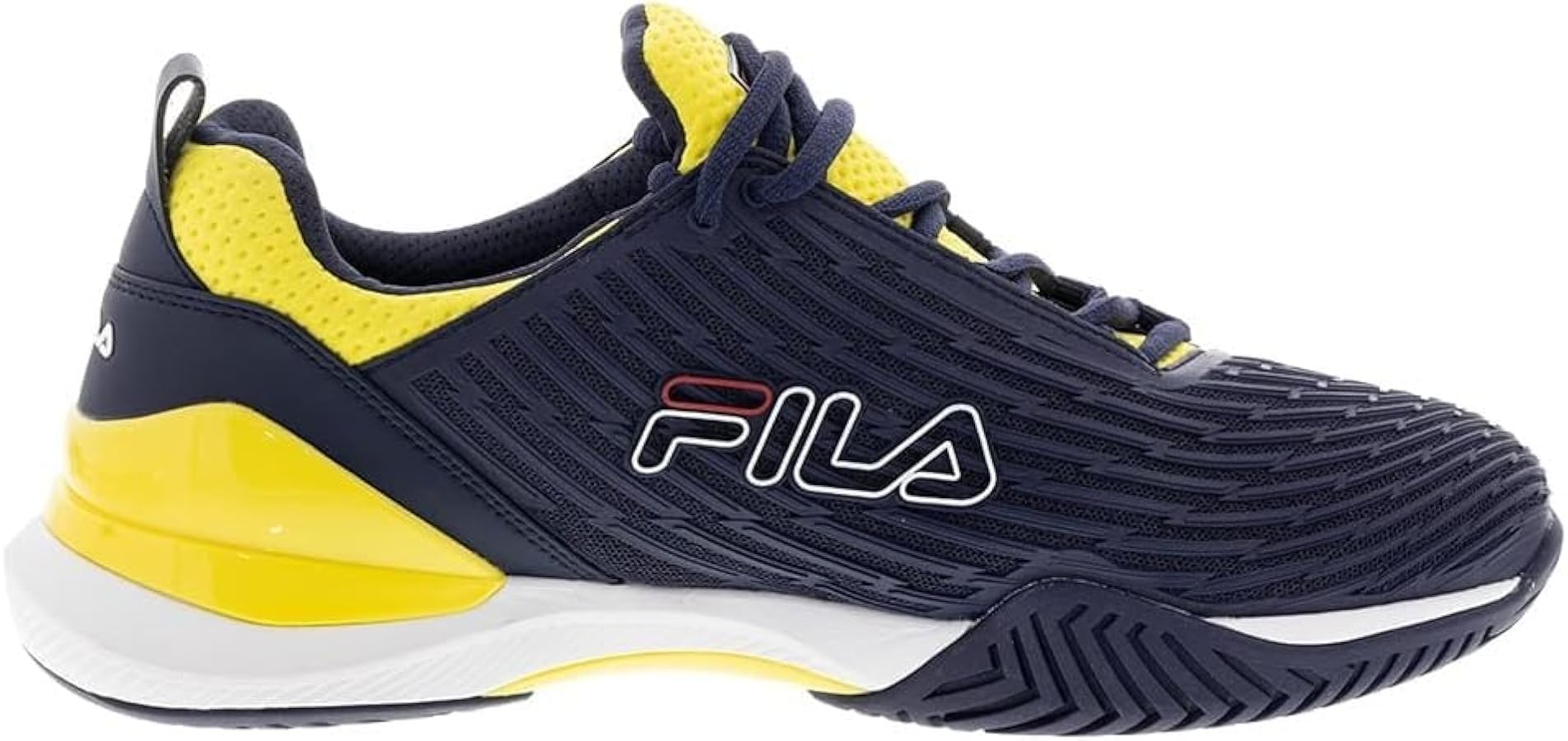 FILA SPEEDSERVE ENERGIZED 　masataka13 Fila Men's SpeedServe Energized Tennis Shoes,Navy/Buttercup/White